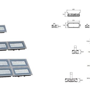 Đèn Module Ghép Ngoài Trời 200w (TDL-YL) Thành Đạt Led
