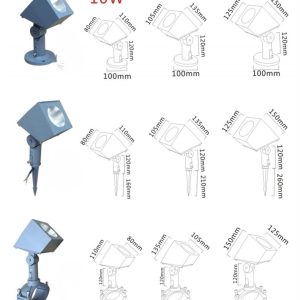 Đèn Hắt Cột Ngoài Trời 30w (TDL-RX) Thành Đạt Led